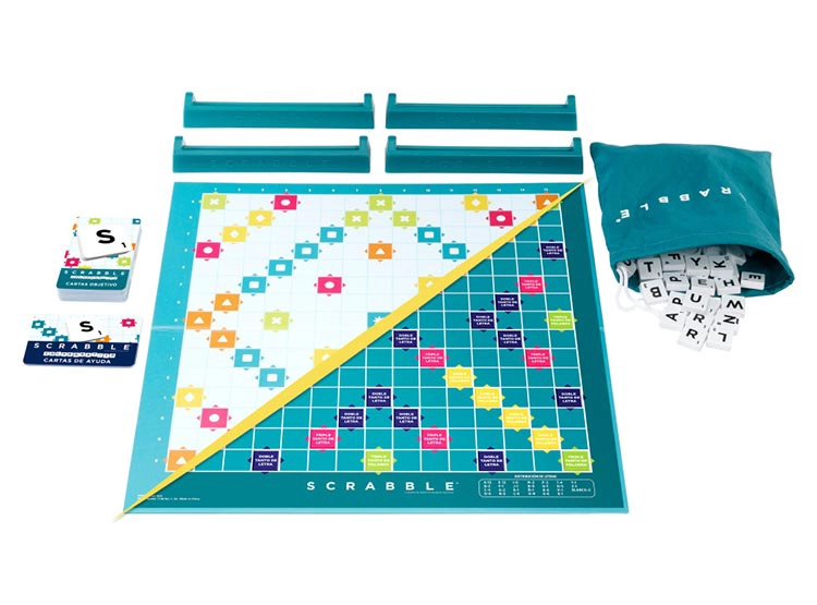 JUEGO DE MESA SCRABBLE 2 EN 1  - 2