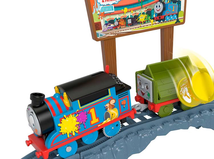 PISTA DE JUGUETE THOMAS & FRIENDS ENTREGA DE PINTURA - 2