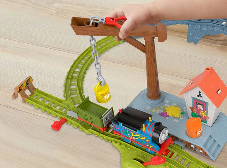 PISTA DE JUGUETE THOMAS & FRIENDS ENTREGA DE PINTURA - 6