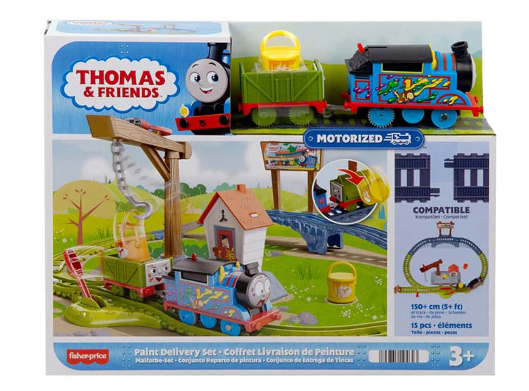 PISTA DE JUGUETE THOMAS & FRIENDS ENTREGA DE PINTURA - 7