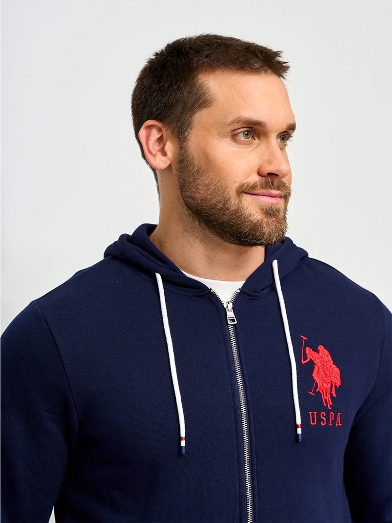 POLERÓN HOMBRE US POLO ASSN FULL ZIPPER - 3