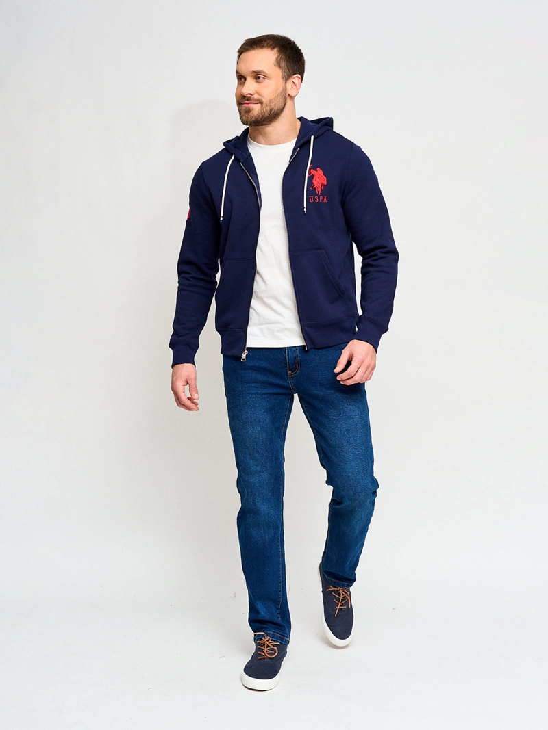 POLERÓN HOMBRE US POLO ASSN FULL ZIPPER - 4
