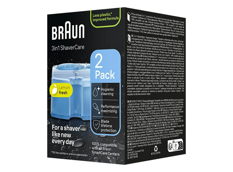 REPUESTO BRAUN LEAN & RENEW CCR2 CARTUCHOS DE LIMPIEZA - 2