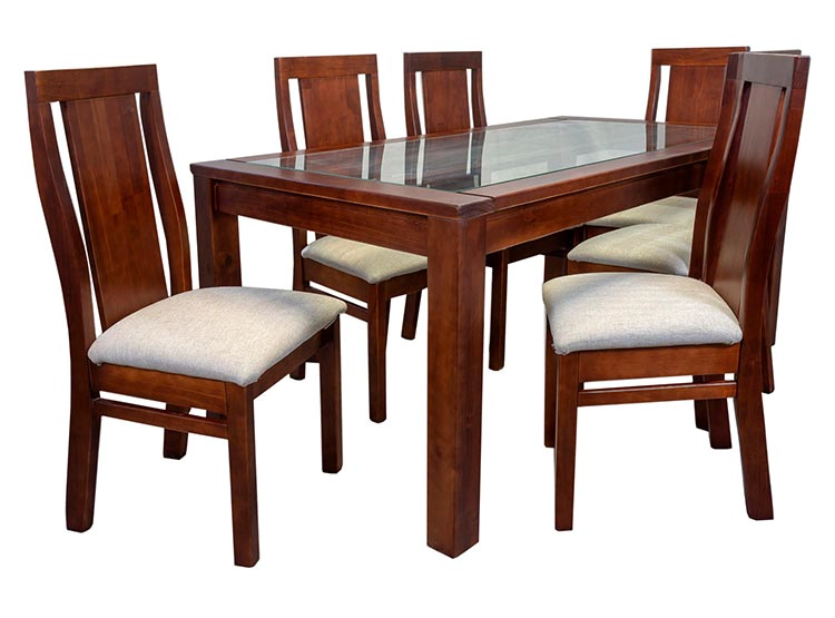JUEGO DE COMEDOR DAGON MILAN 6S - 1