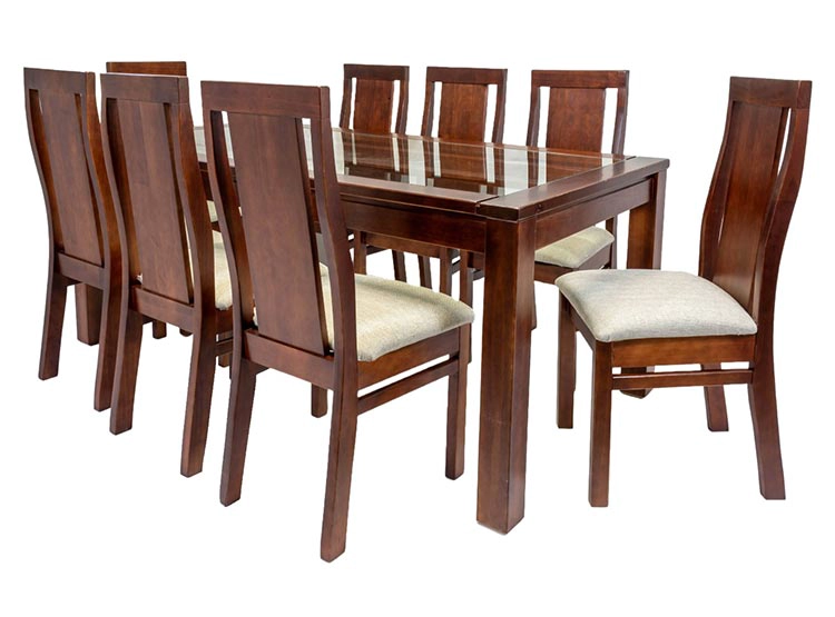 JUEGO DE COMEDOR DAGON MILAN 8S - 1