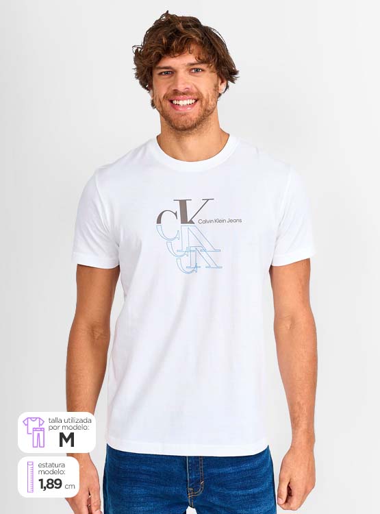 POLERA MANGA CORTA HOMBRE CALVIN KLEIN