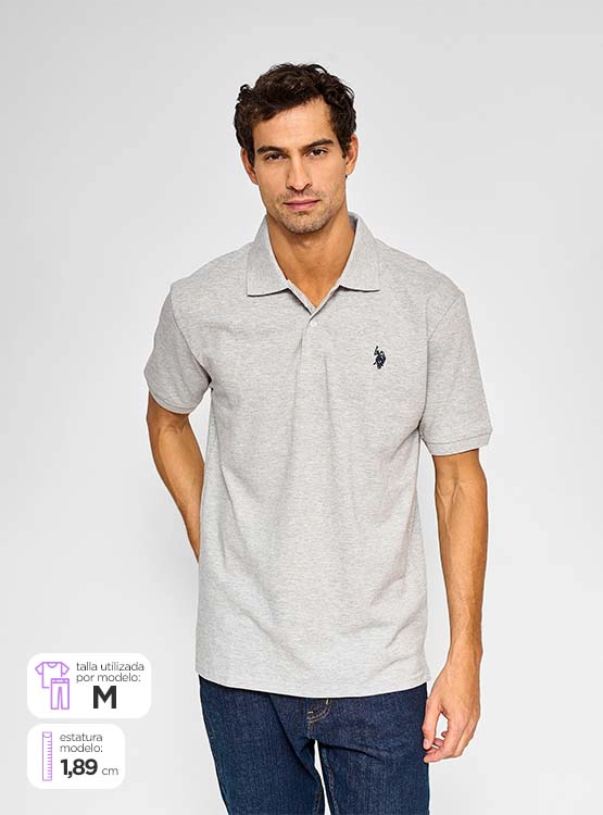 POLERA HOMBRE US POLO ASSN MANGA CORTA PIQUÉ - 1