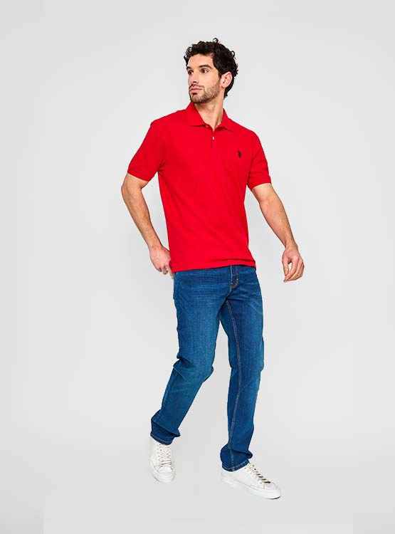 POLERA HOMBRE US POLO ASSN MANGA CORTA PIQUÉ - 4