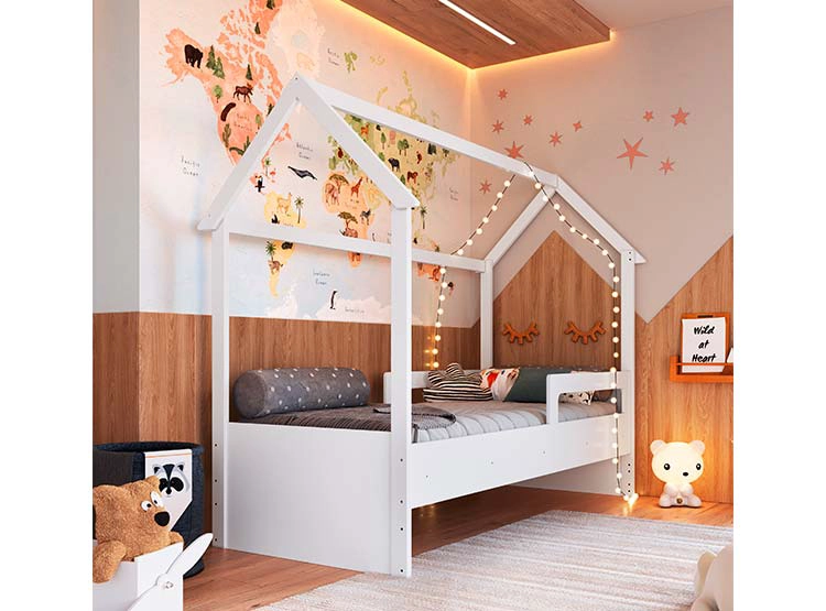 CAMA TRANSICIÓN INFANTIL KIDSCOOL EMA BLANCO - 6