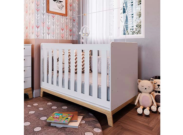 CUNA KIDSCOOL 3 FUNCIONES HONEY FM001BCBC BLANCO - 6