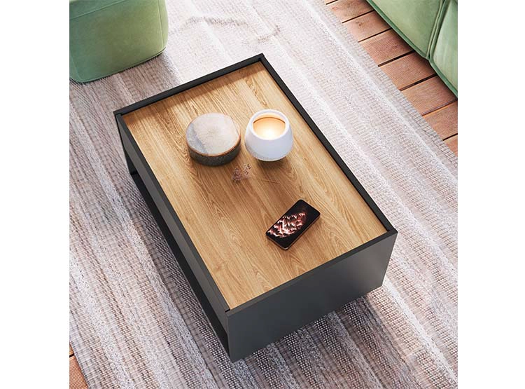 MESA DE CENTRO BE DESIGN BARI 80 X 54 CM - 6