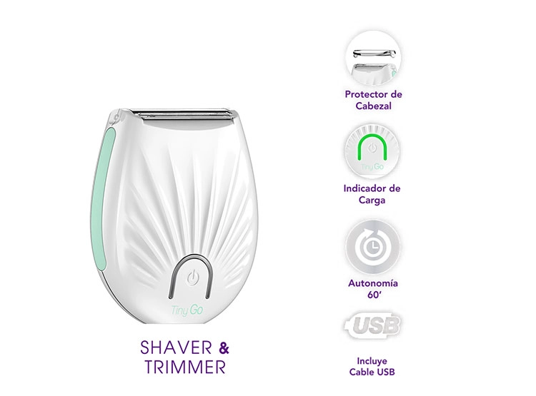 AFEITADORA GAMA TINY GO USB FEMENINA - 7