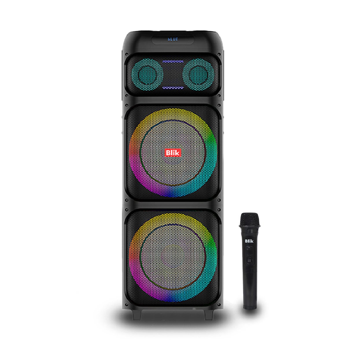 PARLANTE BLUETOOTH KARAOKE CON MICRÓFONO BLIK LIGHTUP700