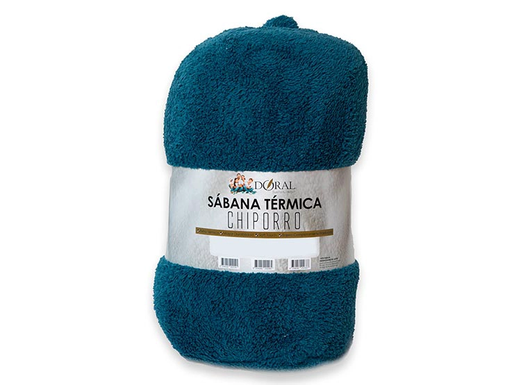 JUEGO DE SABANAS DORAL CHIPORRA AZUL 1.5 PL - 3
