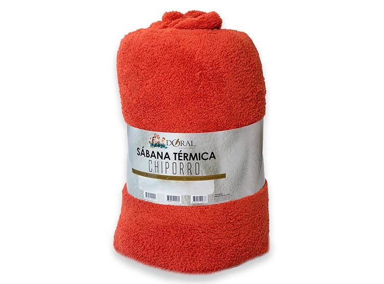 JUEGO DE SABANAS DORAL CHIPORRA TERRACOTA 1.5 PL - 3