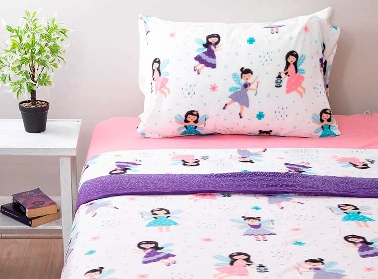 JUEGO DE SABANAS DORAL POLAR INFANTIL FAIRY 1.5 PL - 1