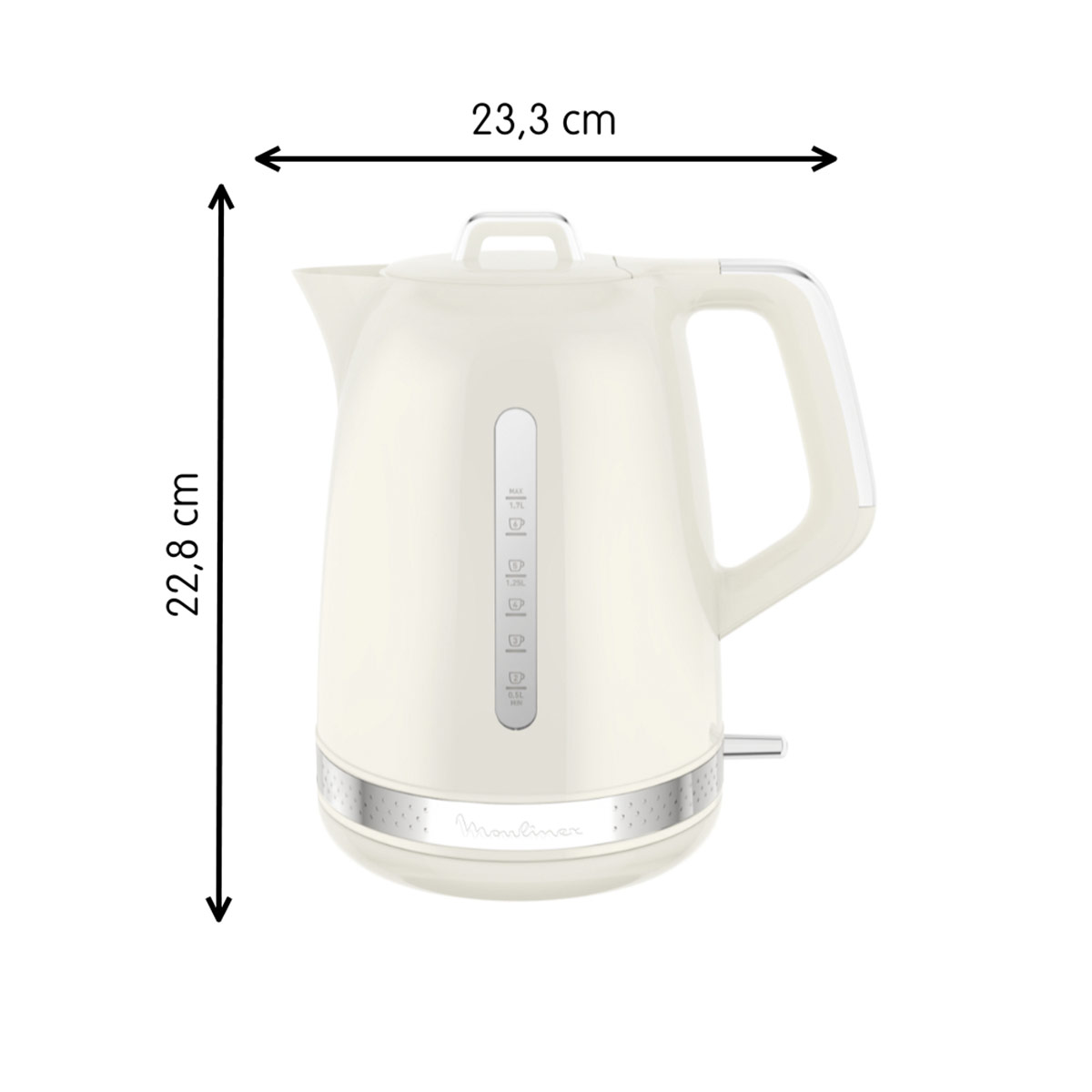 HERVIDOR MOULINEX 1.7 L SOLEIL MARFÍL - 6