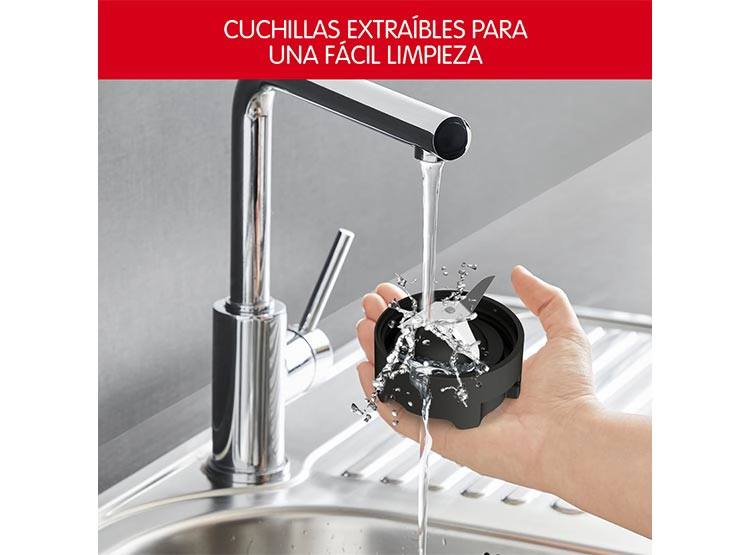LICUADORA MOULINEX PERSONAL MIX & MOVE 300W 0.6 L  - 3