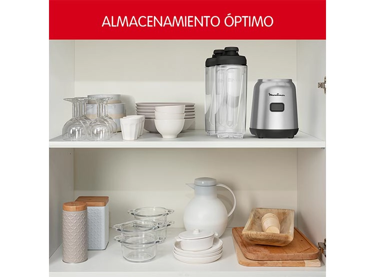 LICUADORA MOULINEX PERSONAL MIX & MOVE 300W 0.6 L  - 4