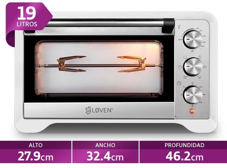 HORNO ELÉCTRICO LOVEN 19 LT HELL