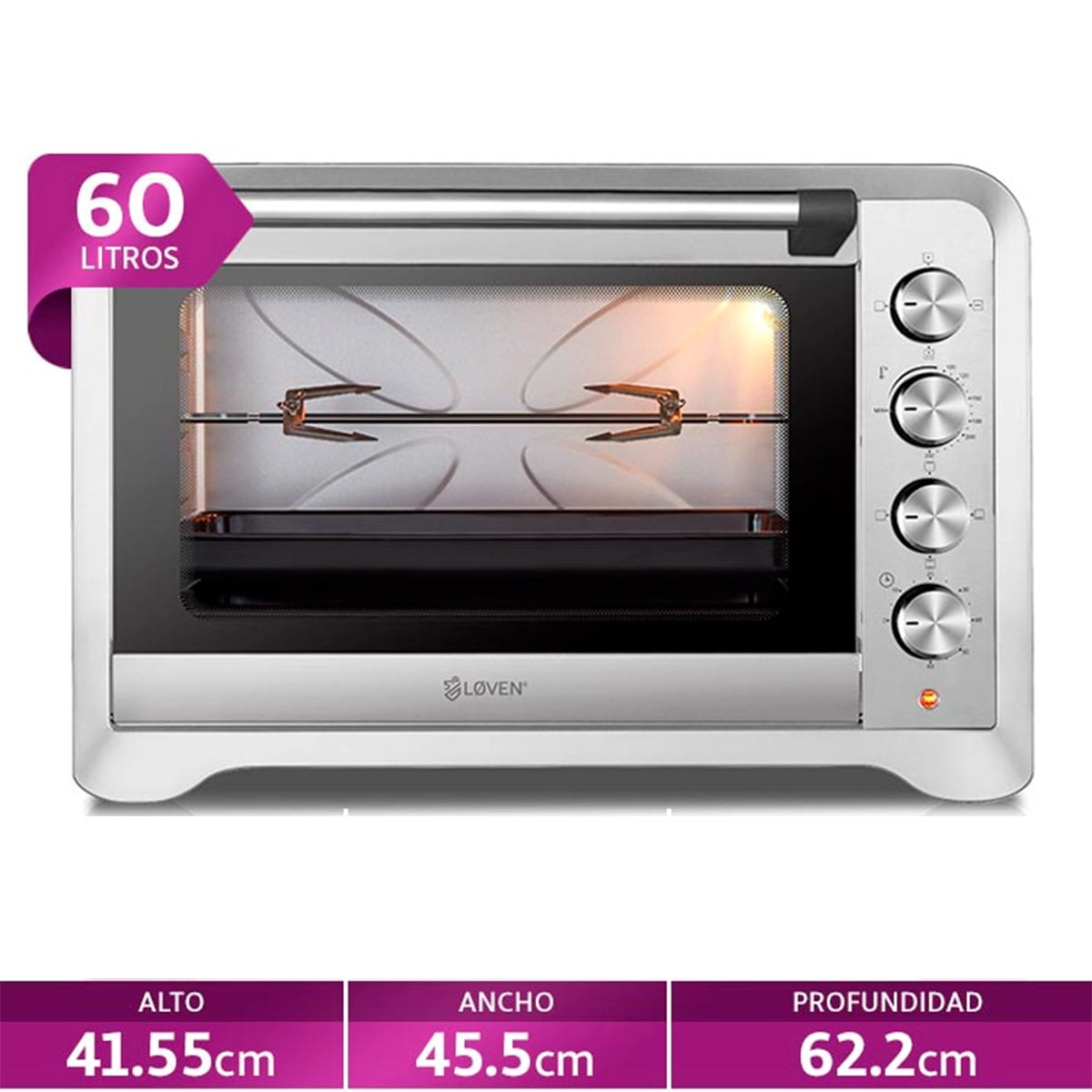 HORNO ELÉCTRICO LOVEN 60 LT HELL