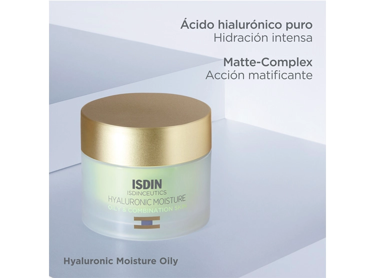 SERUM FACIAL ISDIN CREMA GEL  CEUTICS HYALURONIC MOISTURE OILY & COMBINATION SKIN 50 GR - 3