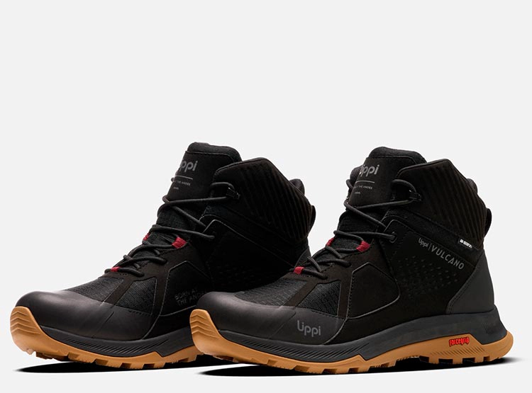 ZAPATILLAS HOMBRE LIPPI TREKKING Y MONTAÑISMO NEGRO HIKING VULCANO ONYX MID B-DRY - 3