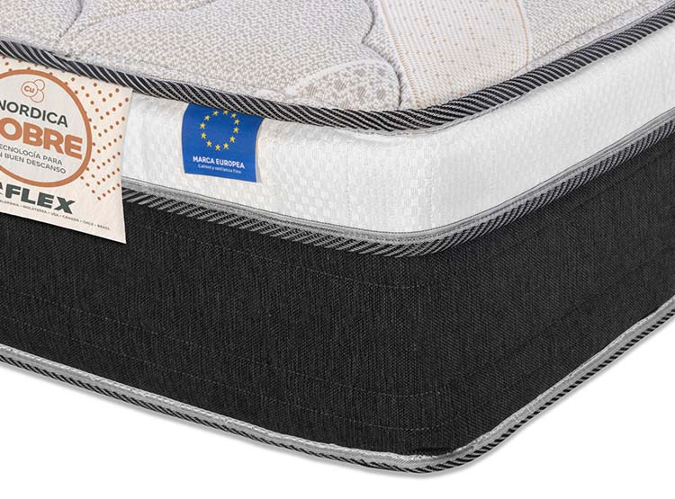 COLCHÓN FLEX NÓRDICA COBRE BOX 2 PLAZAS - 3