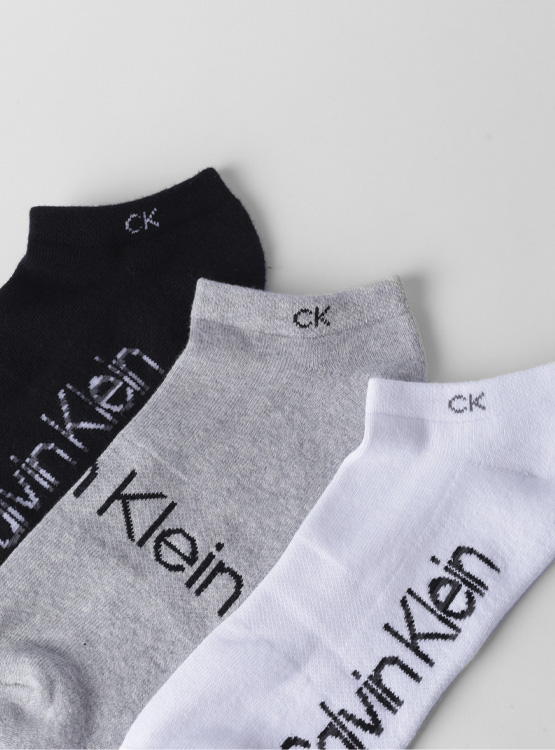 PACK 3 CALCETINES HOMBRE CALVIN KLEIN MULTICOLOR SPORT CKM241NS01 - 2