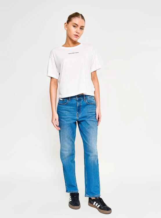 POLERA MANGA CORTA ALGODÓN MUJER CALVIN KLEIN - 4