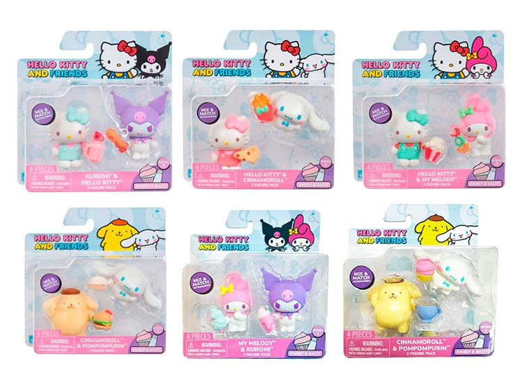 HELLO KITTY PACK DE 2 FIGURAS - 2