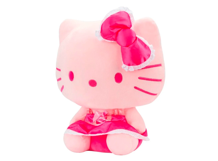 PELUCHE HELLO KITTY ROSA 30CM - MODELO ALEATORIO - 4