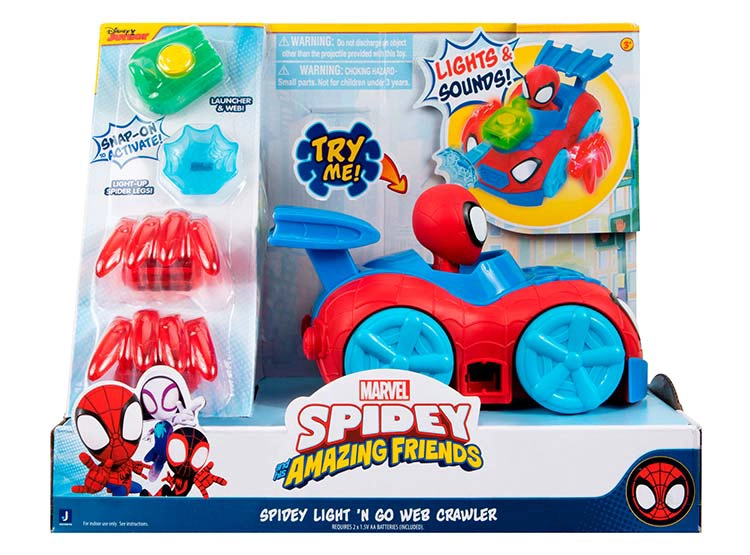 SPIDEY ESCALADOR TELARAÑA LUMINOSO - 12