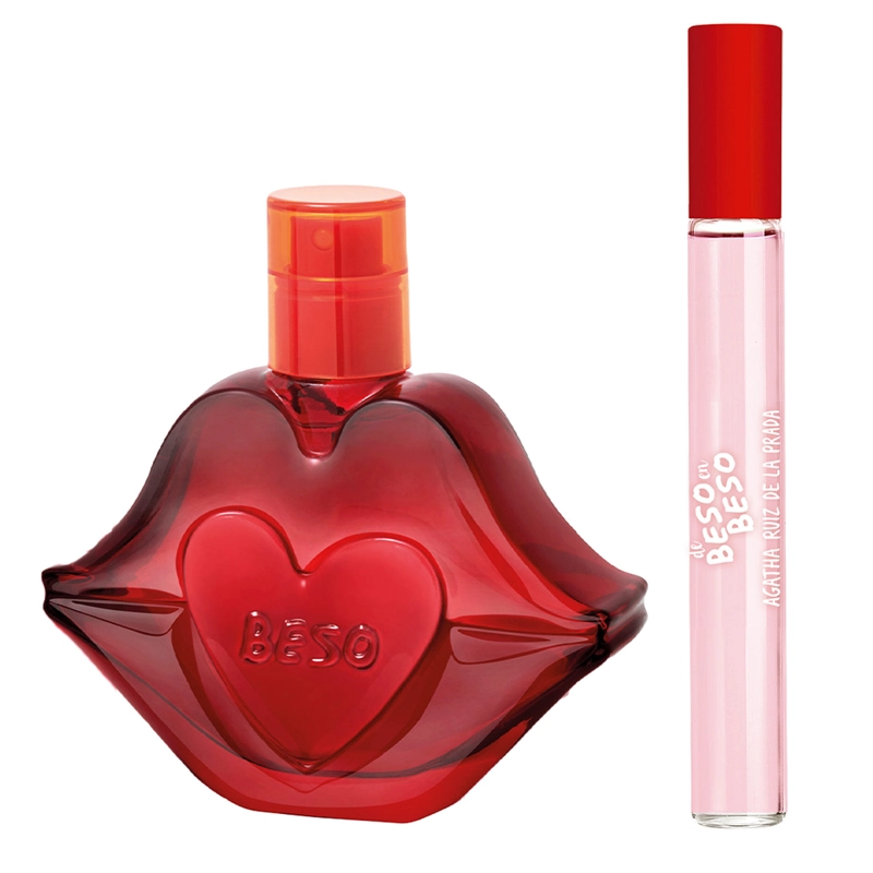 SET PERFUME AGATHA RUIZ DE LA PRADA BESO MUJER EDT 50 ML+ MEGASPRITZER 10 ML