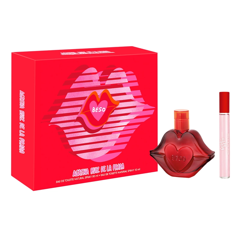 SET PERFUME AGATHA RUIZ DE LA PRADA BESO MUJER EDT 50 ML+ MEGASPRITZER 10 ML - 2