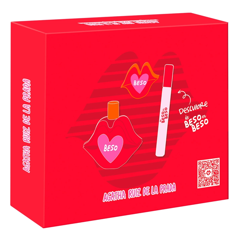 SET PERFUME AGATHA RUIZ DE LA PRADA BESO MUJER EDT 50 ML+ MEGASPRITZER 10 ML - 3