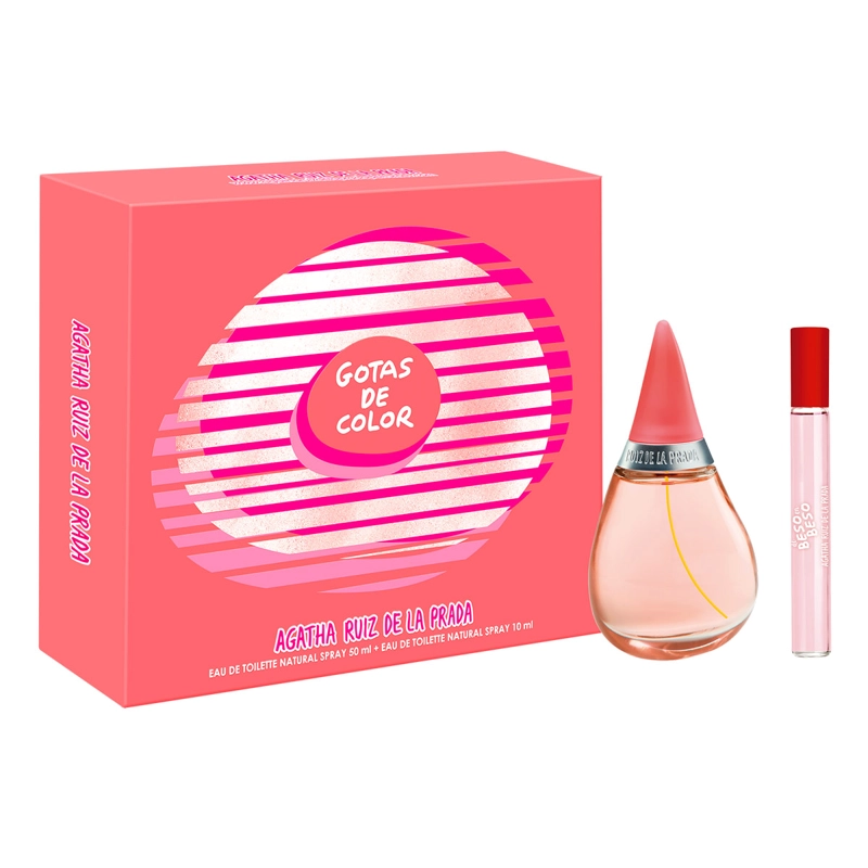 SET PERFUME AGATHA RUIZ DE LA PRADA GOTAS DE COLOR MUJER EDT 50 ML+ MEGASPRITZER 10 ML - 2