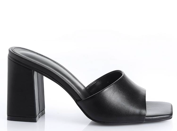 SANDALIAS MUJER VIA UNO NEGRO 22533615 - 1