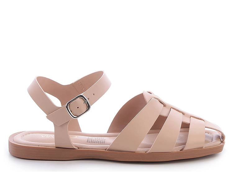 SANDALIAS MUJER VIA UNO BEIGE 22501626 - 1