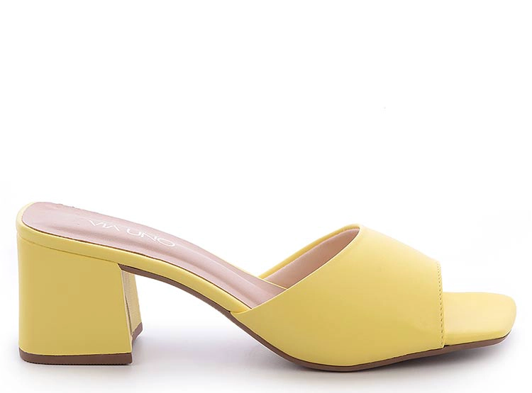 SANDALIAS MUJER VIA UNO AMARILLO 22532619