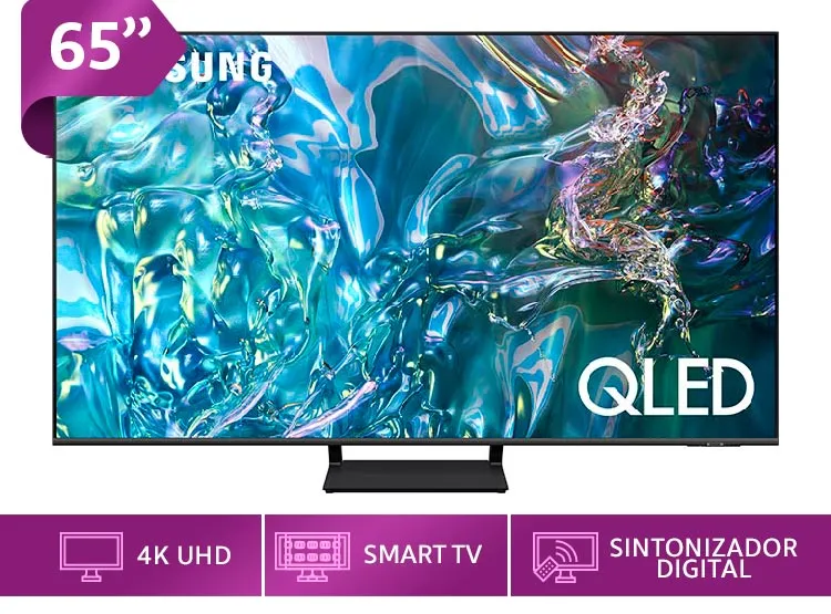 SAMSUNG - SMART TV SAMSUNG QLED 4K 65" Q65D 2024 | Ofertitas