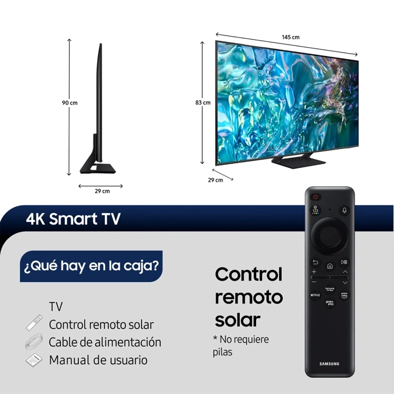 SMART TV SAMSUNG QLED 4K 65" Q65D - 3