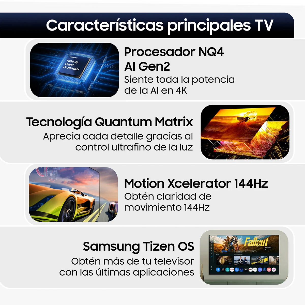 SMART TV SAMSUNG NEO QLED UHD 4K 43 QN43QN90DAGXZS - 4