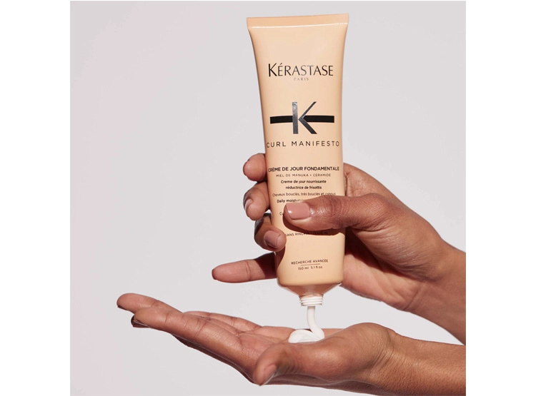 CREMA ANTI-FRIZZ CABELLO RIZADO KÉRASTASE CRÉME DE JOUR FONDAMENTALE CURL MANIFESTO 150 ML - 7