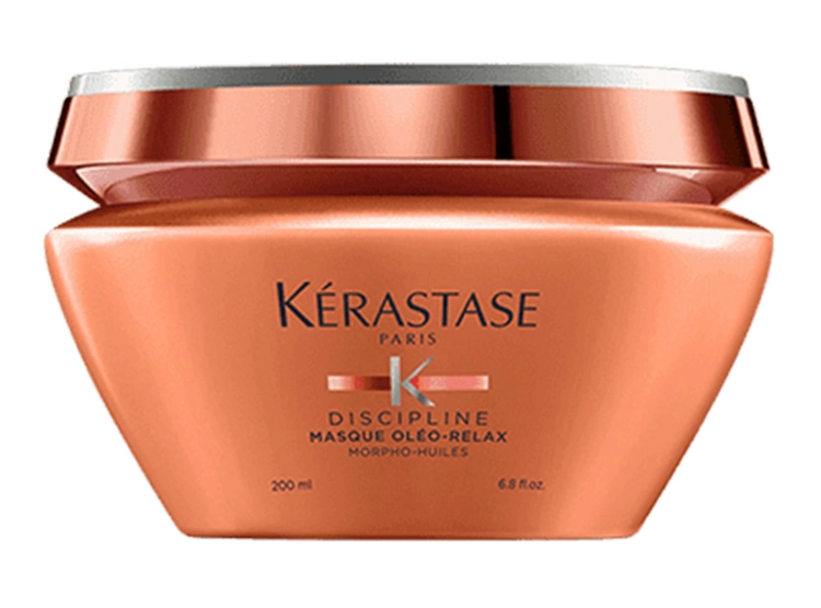MÁSCARA ANTI-FRIZZ CABELLO VOLUMINOSO E INDISCIPLINADO KÉRASTASE MASQUE OLÉO-RELAX DISCIPLINE 200 ML - 1