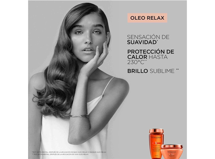 MÁSCARA ANTI-FRIZZ CABELLO VOLUMINOSO E INDISCIPLINADO KÉRASTASE MASQUE OLÉO-RELAX DISCIPLINE 200 ML - 3