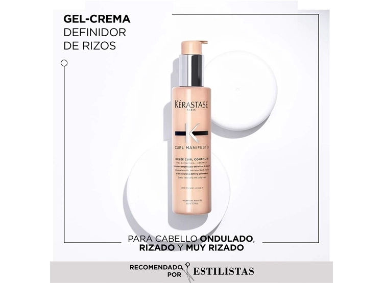GEL DEFINIDOR DE RIZOS CABELLO KÉRASTASE GELEÉ CURL CONTOUR MANIFESTO 150 ML - 2
