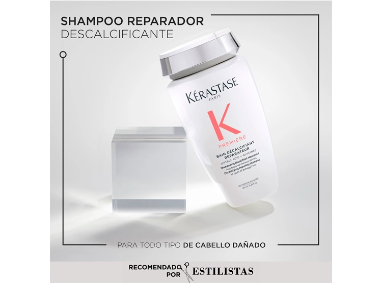 SHAMPOO REPARACIÓN CABELLO DAÑADO KÉRASTASE PREMIÈRE BAIN DÉCALCIFIANT RÉPARATEUR 250 ML  - 2