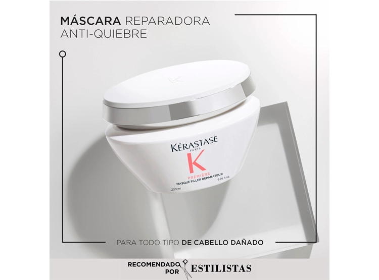 MÁSCARA REPARACIÓN CABELLO DAÑADO KÉRASTASE PREMIÈRE MASQUE FILLER RÉPARATEUR 200 ML - 2