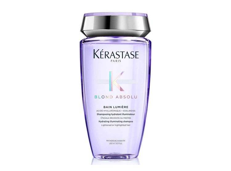 SHAMPOO HIDRATANTE PARA CABELLO RUBIO O DECOLORADO KÉRASTASE BAIN LUMIERE BLOND ABSOLU 250 ML - 1